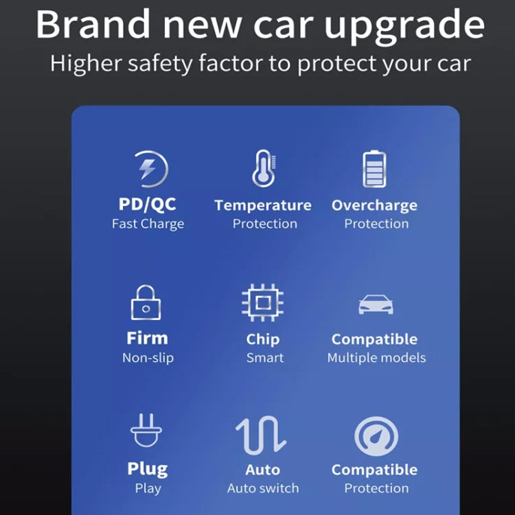 38W PD20W + QC3.0 USB Car Charger with Type-C to Type-C Data Cable, Length: 1m(Black) - Car Charger by PMC TechLife | Online Shopping South Africa | PMC TechLife