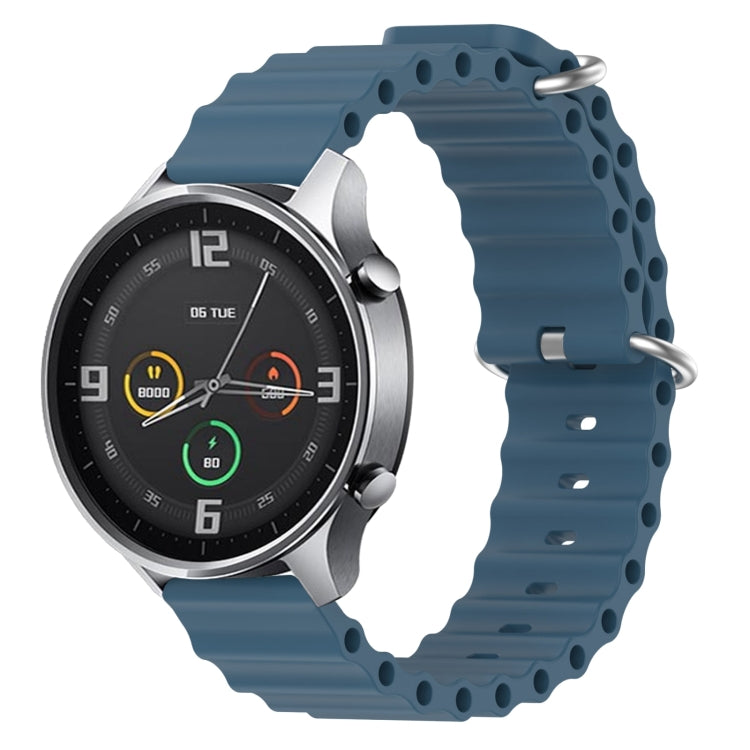 For Xiaomi MI Watch Color 22mm Ocean Style Silicone Solid Color Watch Band(Rock Gray) - free shipping - PMC TechLife - Order now!