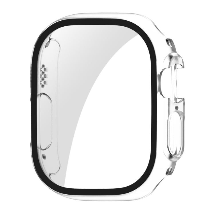 For Apple Watch Ultra / Ultra 2 49mm ENKAY PC Frame 9H Tempered Glass Case(Transparent) - Watch Cases by ENKAY | Online Shopping South Africa | PMC TechLife | Buy Now Pay Later Mobicred