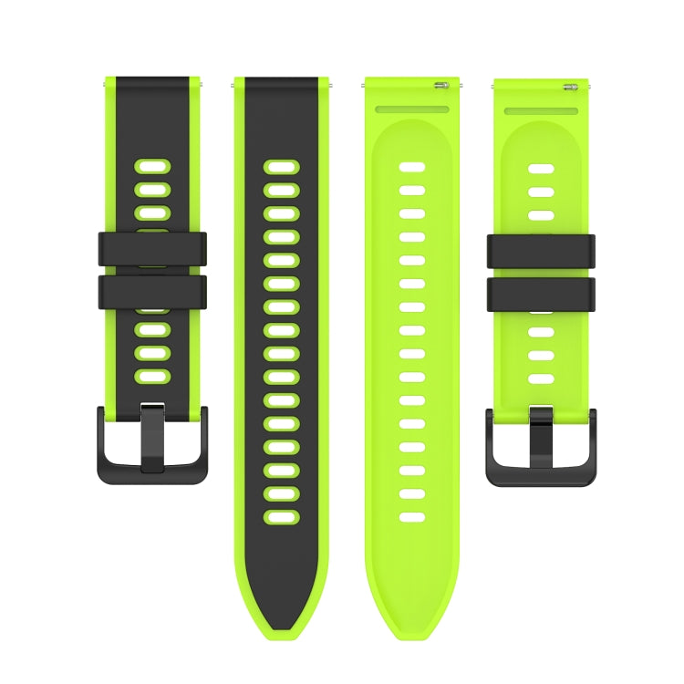 For Xiaomi MI Watch S1 22mm Two-Color Silicone Watch Band(Midnight Blue + White) - free shipping - PMC TechLife - Order now!
