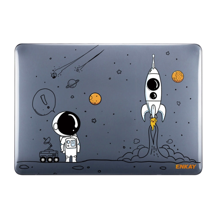 For MacBook Air 13.6 2022/2024  A2681 (M2) / A3113  (M3) ENKAY Hat-Prince Spaceman Pattern Protective Crystal Case Cover Hard Shell(Spaceman No.1) - free shipping - PMC TechLife - Order now!