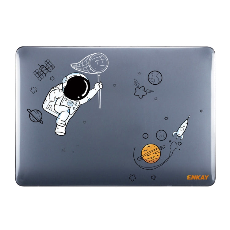 For MacBook Air 13.6 inch  A2681 ENKAY Hat-Prince Spaceman Pattern Protective Crystal Case Cover Hard Shell(Spaceman No.2) - MacBook Air Cases by ENKAY | Online Shopping South Africa | PMC TechLife