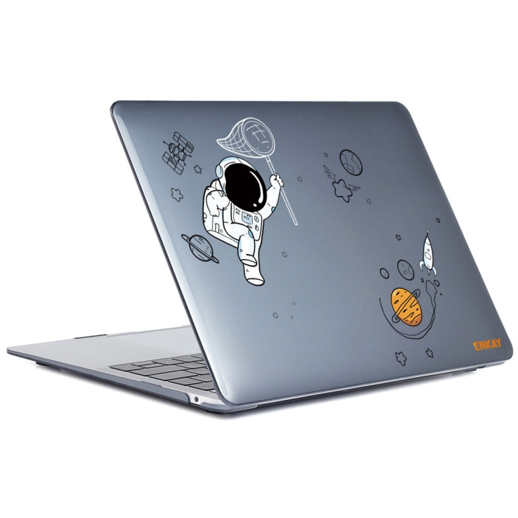 For MacBook Air 13.6 inch  A2681 ENKAY Hat-Prince Spaceman Pattern Protective Crystal Case Cover Hard Shell(Spaceman No.2) - MacBook Air Cases by ENKAY | Online Shopping South Africa | PMC TechLife