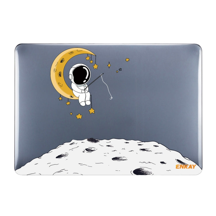 For MacBook Air 13.6 2022/2024  A2681 (M2) / A3113  (M3) ENKAY Hat-Prince Spaceman Pattern Protective Crystal Case Cover Hard Shell(Spaceman No.3) - MacBook Air Cases by ENKAY | Online Shopping South Africa | PMC TechLife | Buy Now Pay Later Mobicred