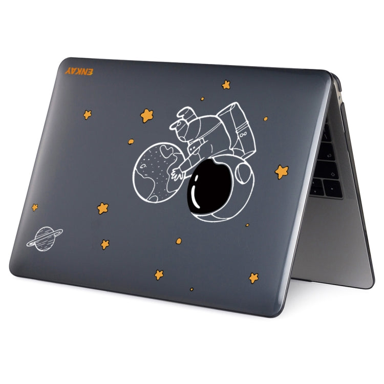 For MacBook Air 13.6 inch  A2681 ENKAY Hat-Prince Spaceman Pattern Protective Crystal Case Cover Hard Shell(Spaceman No.5) - MacBook Air Cases by ENKAY | Online Shopping South Africa | PMC TechLife