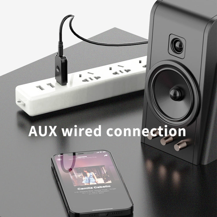 H210 Bluetooth 5.3 Audio Receiver Transmitter 2 in 1 AUX+USB Dual Output - Audio Receiver Transmitter by PMC TechLife | Online Shopping South Africa | PMC TechLife