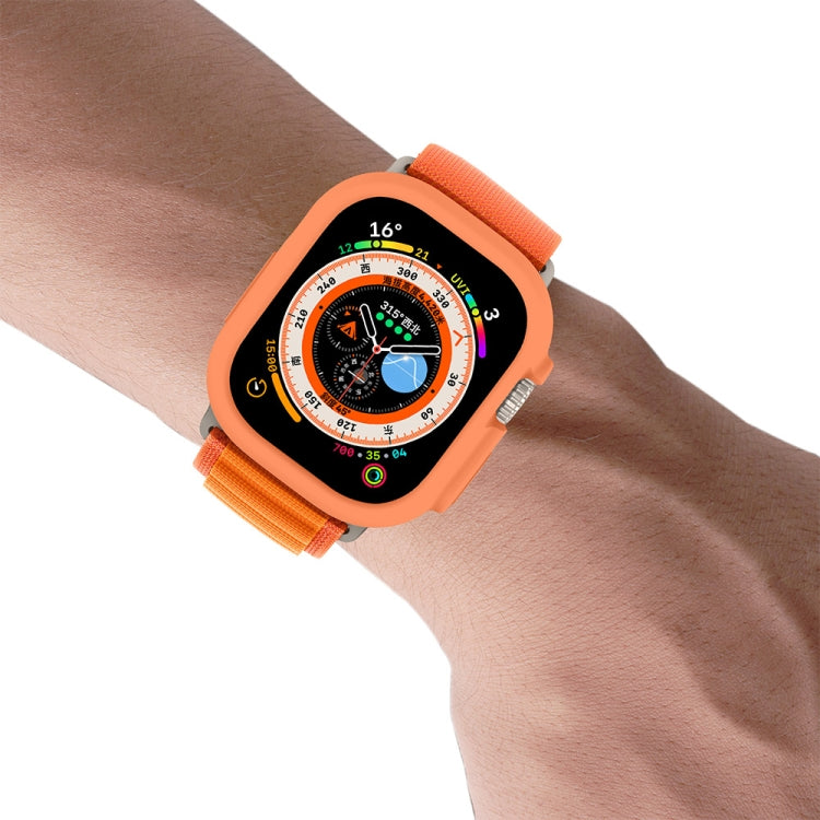 For Apple Watch Ultra 49mm ENKAY Solid Color Protective Soft TPU Frame Case(Light Blue) - free shipping - PMC TechLife - Order now!