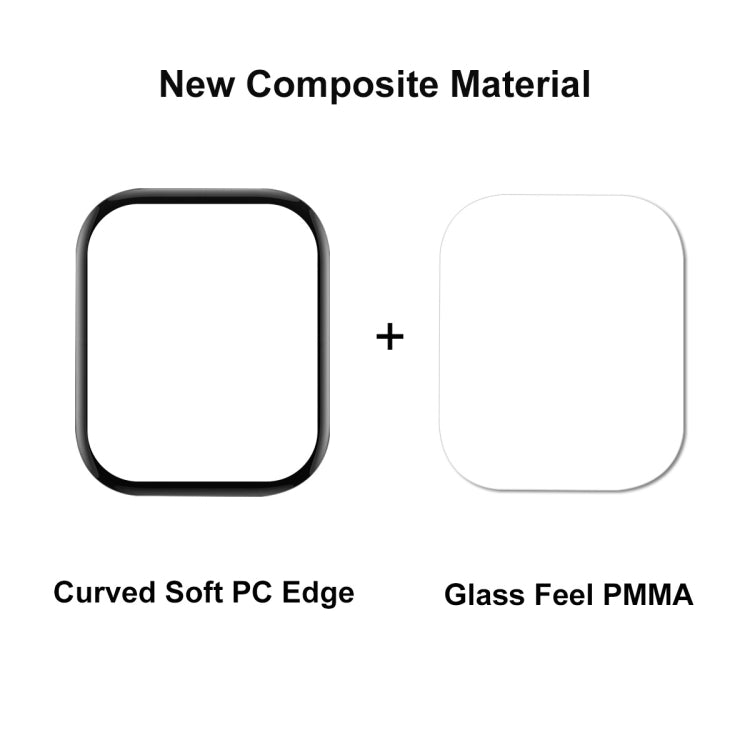 5pcs For Amazfit GTS 4 ENKAY 3D Full Coverage Soft PC Edge + PMMA HD Screen Protector Film - Screen Protector by ENKAY | Online Shopping South Africa | PMC TechLife | Buy Now Pay Later Mobicred