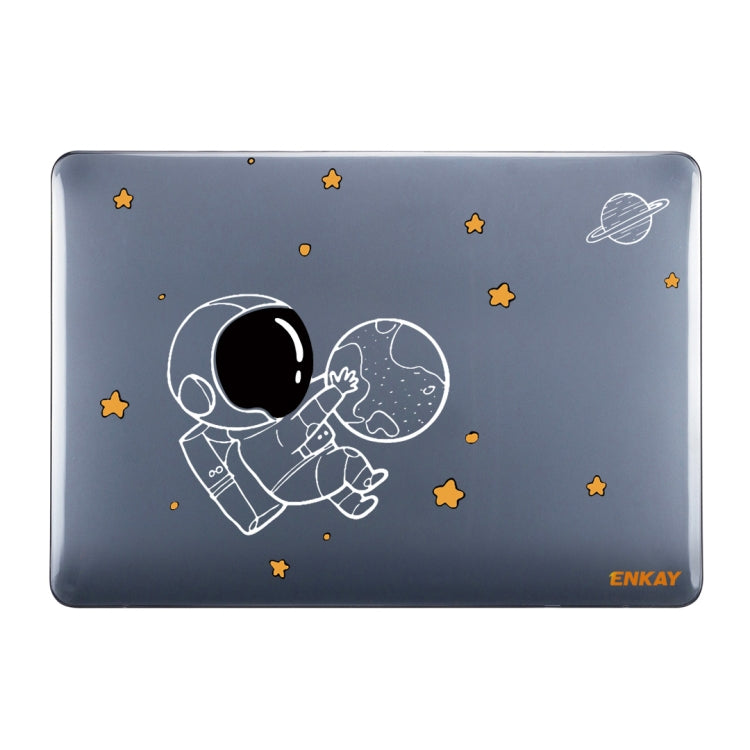 For MacBook Pro 13.3 A1706/A1989/A2159 ENKAY Hat-Prince 3 in 1 Spaceman Pattern Laotop Protective Crystal Case with TPU Keyboard Film / Anti-dust Plugs, Version:US(Spaceman No.5) - MacBook Pro Cases by ENKAY | Online Shopping South Africa | PMC Jewellery