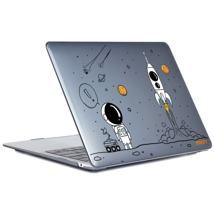 For MacBook Air 13.6 A2681 ENKAY Hat-Prince 3 in 1 Spaceman Pattern Laotop Protective Crystal Case with TPU Keyboard Film / Anti-dust Plugs, Version:EU(Spaceman No.1) - MacBook Air Cases by ENKAY | Online Shopping South Africa | PMC Jewellery