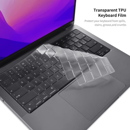 For MacBook Air 13.6 A2681 ENKAY Hat-Prince 3 in 1 Spaceman Pattern Laotop Protective Crystal Case with TPU Keyboard Film / Anti-dust Plugs, Version:EU(Spaceman No.1) - MacBook Air Cases by ENKAY | Online Shopping South Africa | PMC Jewellery