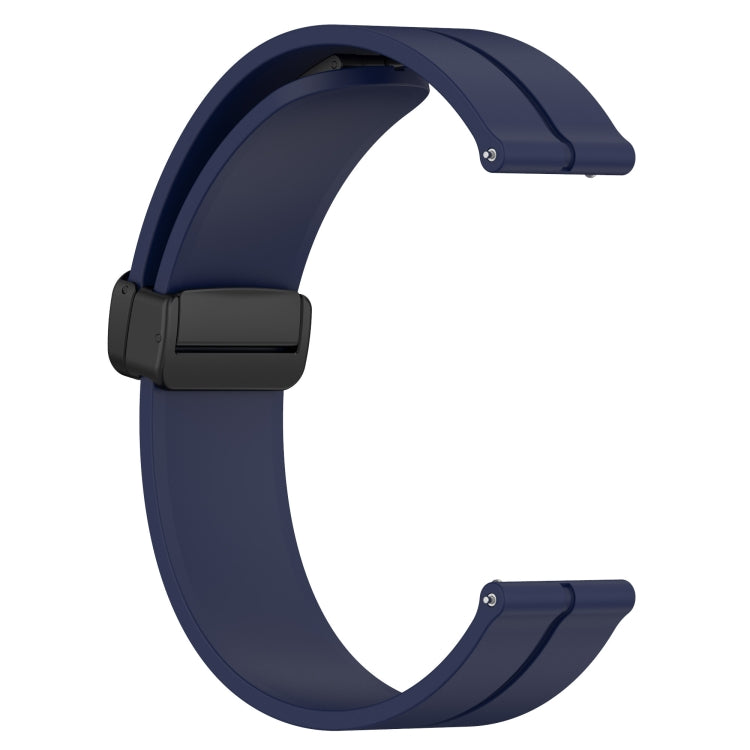 Compatible with Garmin Venu 20mm Solid Color Magnetic Clasp Silicone Watch Band(Midnight Blue) - free shipping - PMC TechLife - Order now!