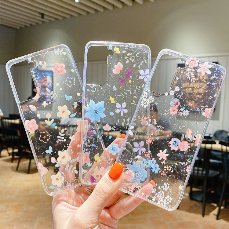 For Samsung Galaxy S21 FE 5G Fresh Small Floral Epoxy TPU Phone Case(Hand-painted Flowers 2) - free shipping - PMC TechLife - Order now!