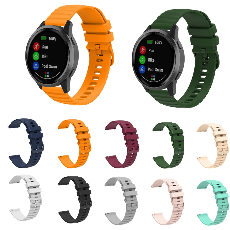 For Huawei Watch GT 2E 22mm Wavy Dot Pattern Solid Color Silicone Watch Band(Army Green) - free shipping - PMC TechLife - Order now!