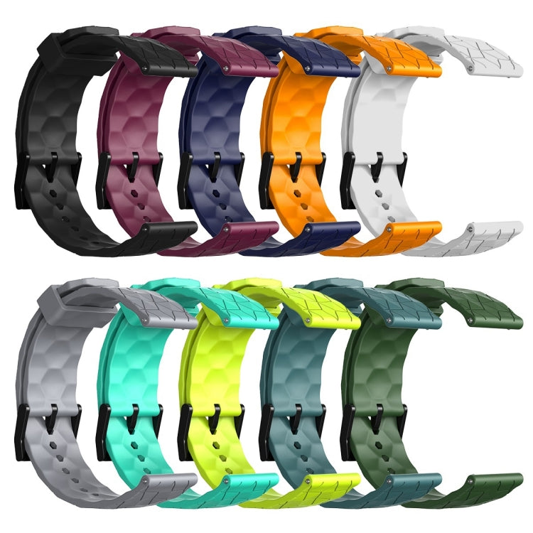 For Amazfit GTR 2 22mm Football Pattern Solid Color Silicone Watch Band(Lime Green) - free shipping - PMC TechLife - Order now!