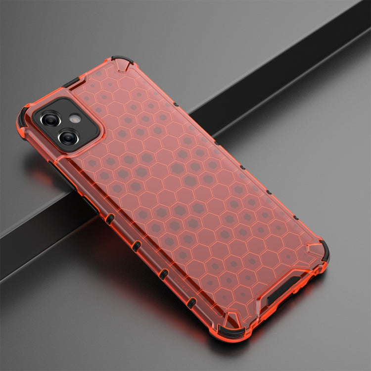 For Samsung Galaxy A04e 4G Honeycomb Phone Case(Red) - Galaxy Phone Cases by PMC TechLife | Online Shopping South Africa | PMC TechLife