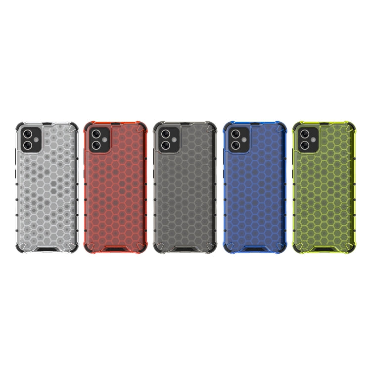 For Samsung Galaxy A04e 4G Honeycomb Phone Case(Red) - Galaxy Phone Cases by PMC TechLife | Online Shopping South Africa | PMC TechLife