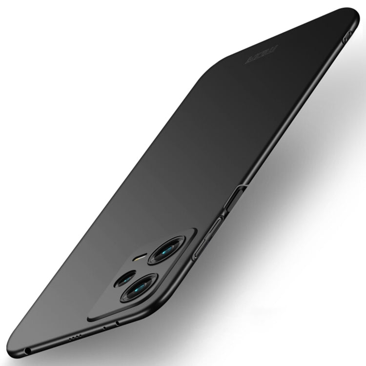 For Xiaomi Redmi Note 12 Pro 5G China MOFI Micro Frosted PC Ultra-thin Hard Case(Black) - free shipping - PMC TechLife - Order now!