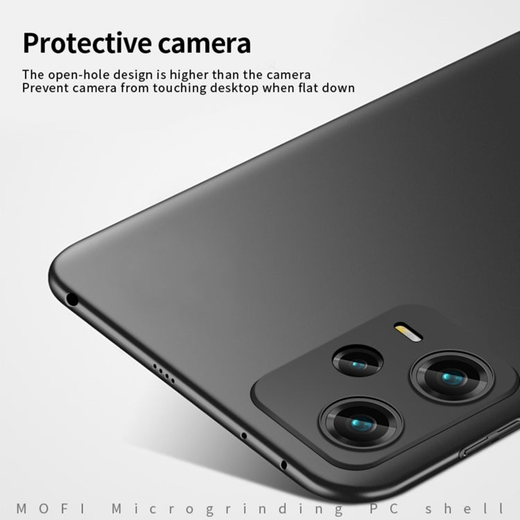 For Xiaomi Redmi Note 12 Pro 5G China MOFI Micro Frosted PC Ultra-thin Hard Case(Black) - free shipping - PMC TechLife - Order now!