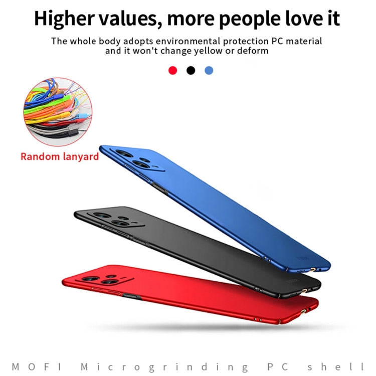 For Xiaomi Redmi Note 12 Pro 5G China MOFI Micro Frosted PC Ultra-thin Hard Case(Black) - free shipping - PMC TechLife - Order now!