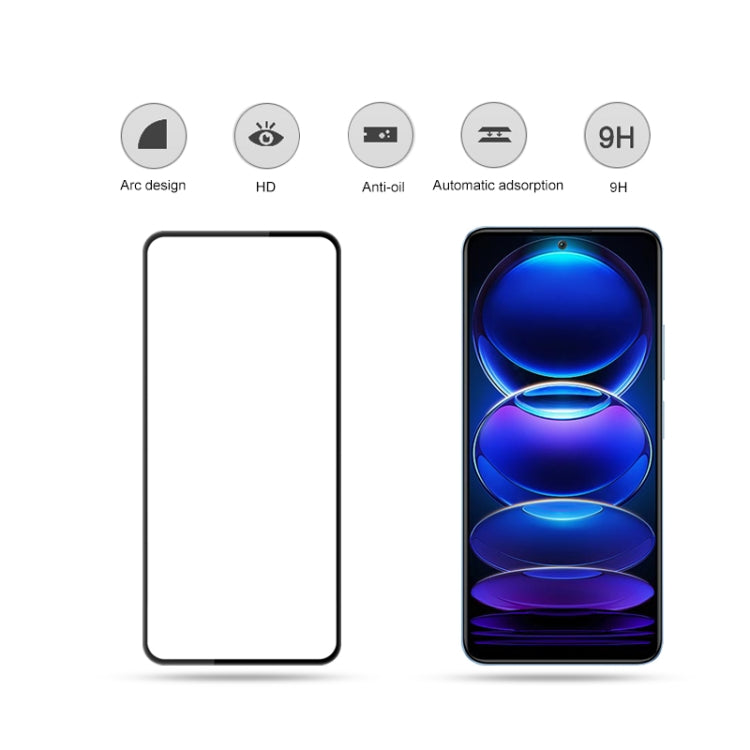 For Xiaomi Redmi Note 12 Pro mocolo 2.5D Full Glue Tempered Glass Full Film - free shipping - PMC TechLife - Order now!