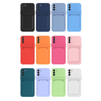 For Samsung Galaxy A34 5G Skin Feel Card TPU Contrast Color Button Phone Case(Black) - Galaxy Phone Cases by PMC Jewellery | Online Shopping South Africa | PMC Jewellery