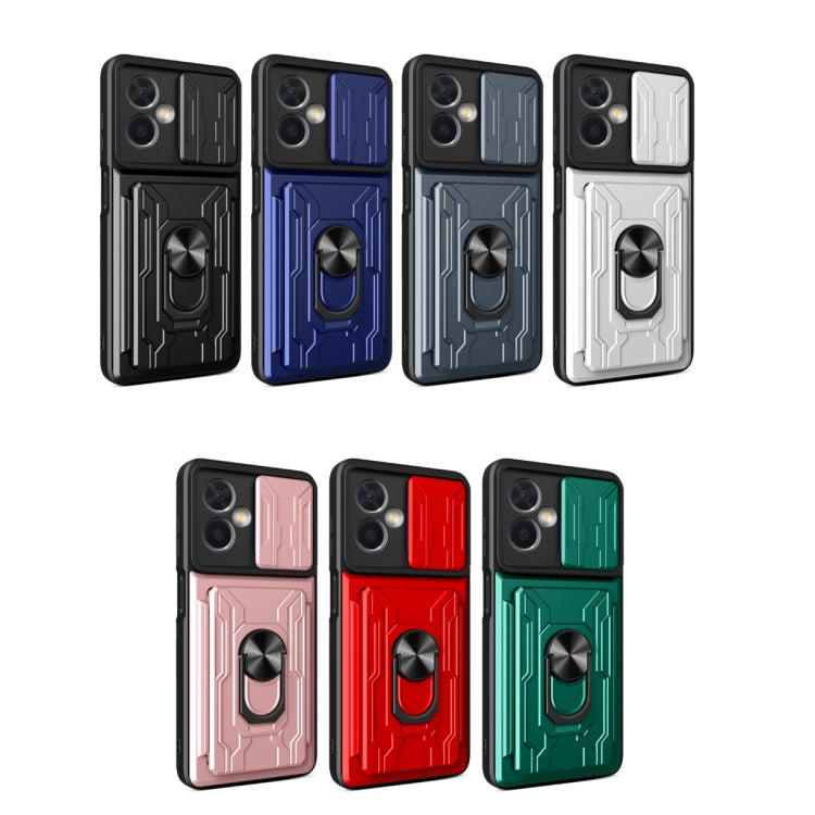 For Xiaomi Redmi Note 12 Pro 5G China Sliding Camshield Card Phone Case(Dark Green) - free shipping - PMC TechLife - Order now!