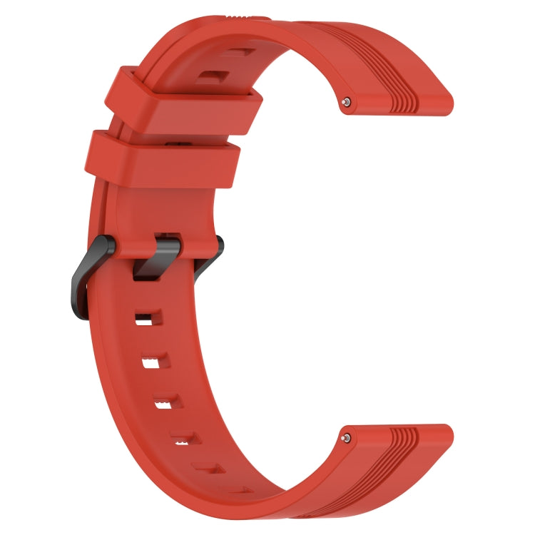For Honor Watch Dream 22mm Concave Striped Slicone Watch Band(Red) - free shipping - PMC TechLife - Order now!