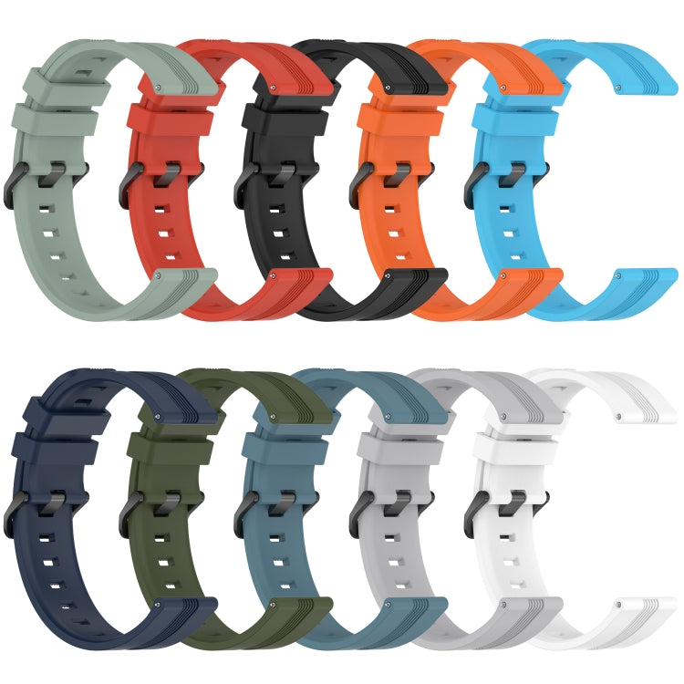For Honor Watch Dream 22mm Concave Striped Slicone Watch Band(Black) - free shipping - PMC TechLife - Order now!