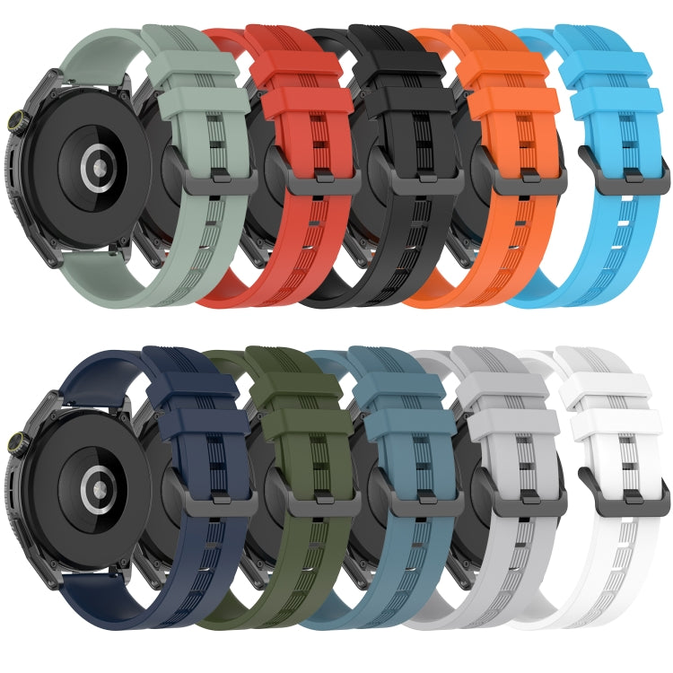 Compatible with Garmin Compatible witherunner 158 20mm Concave Striped Slicone Watch Band(Red) - free shipping - PMC TechLife - Order now!