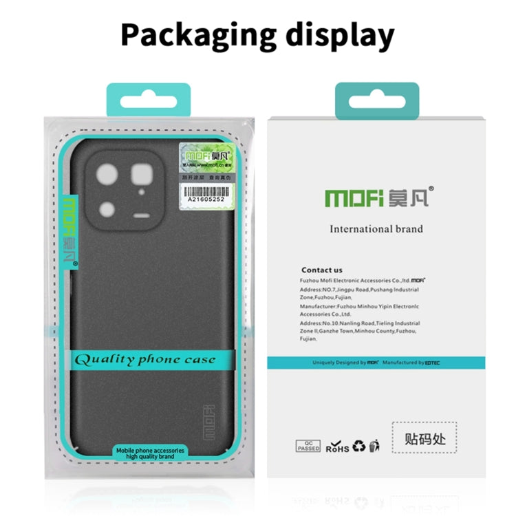 For Xiaomi 13 MOFI Fandun Series Frosted Ultra-thin PC Hard Phone Case(Red) - free shipping - PMC TechLife - Order now!