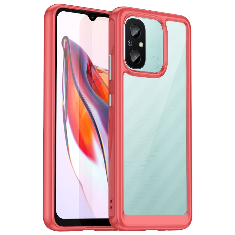 For Xiaomi Redmi 12C Colorful Series Acrylic + TPU Phone Case(Red) - free shipping - PMC TechLife - Order now!