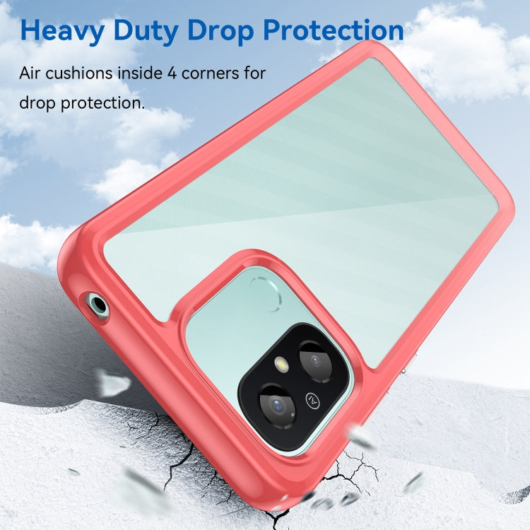 For Xiaomi Redmi 12C Colorful Series Acrylic + TPU Phone Case(Red) - free shipping - PMC TechLife - Order now!