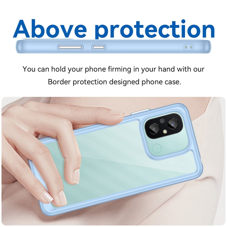 For Xiaomi Redmi 12C Colorful Series Acrylic + TPU Phone Case(Blue) - free shipping - PMC TechLife - Order now!