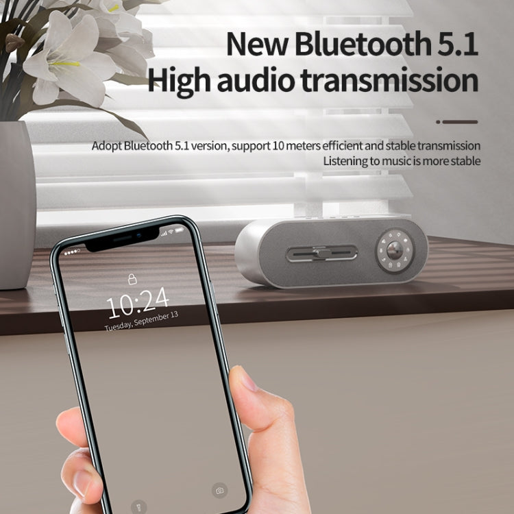 JY-78 Bluetooth Speaker with Sleep White Noise Support Memory Card U-disk(white) - Desktop Speaker by PMC TechLife | Online Shopping South Africa | PMC TechLife