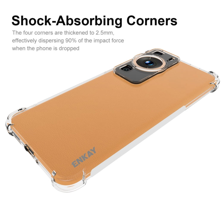 For Huawei P60 / P60 Pro ENKAY Hat-Prince Clear TPU Shockproof Phone Case - Huawei Cases by ENKAY | Online Shopping South Africa | PMC Jewellery