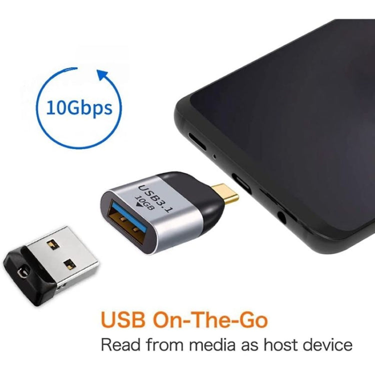 USB 3.0 Type A Female to USB 3.1 Type C Male Host OTG Data 10Gbps Adapter for Laptop & Phone - Cable & Adapters by PMC TechLife | Online Shopping South Africa | PMC TechLife