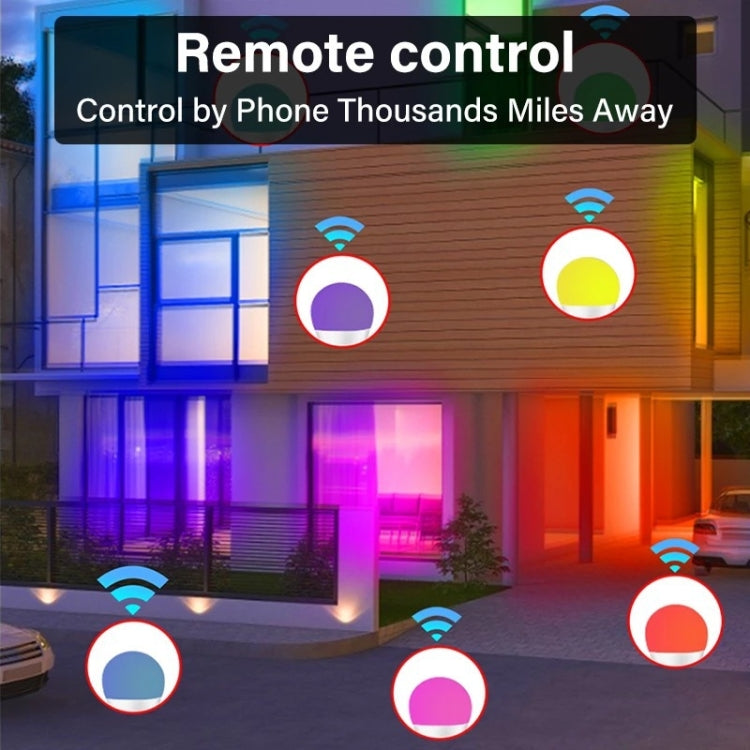 DP01 4pcs TUYA WiFi Smart Light Bulb 15W E26 E27 RGB + White + Warm White LED Bulb - LED Bulbs by PMC TechLife | Online Shopping South Africa | PMC TechLife