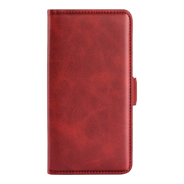 For Motorola Moto G73 Dual-side Magnetic Buckle Horizontal Flip Leather Phone Case(Red) - Motorola Cases by PMC Jewellery | Online Shopping South Africa | PMC Jewellery