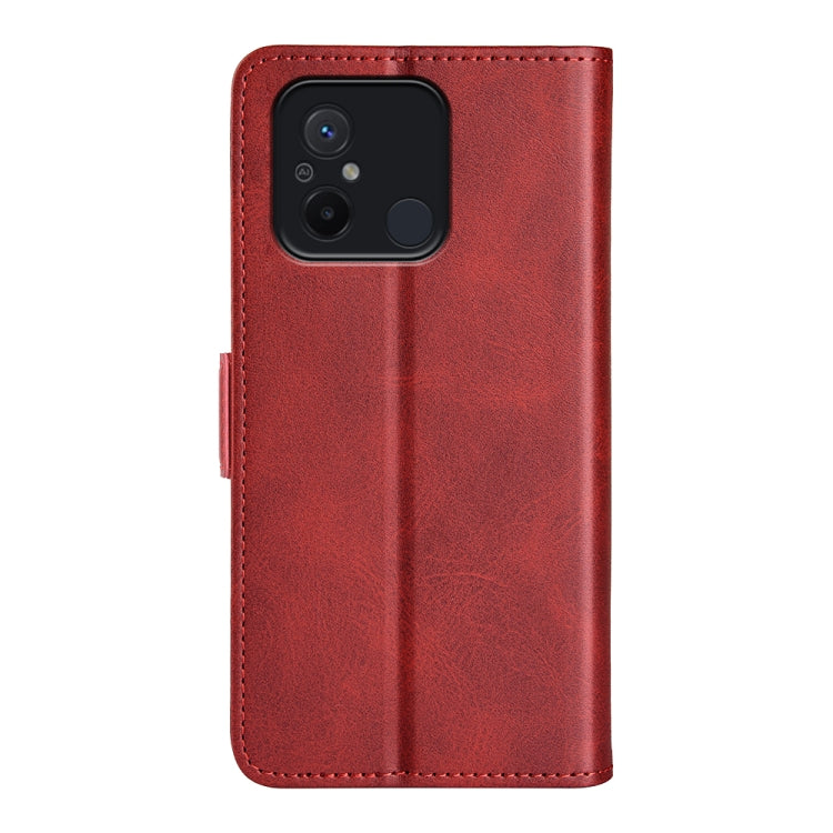 For Xiaomi Redmi 12C Dual-side Magnetic Buckle Horizontal Flip Leather Phone Case(Red) - free shipping - PMC TechLife - Order now!