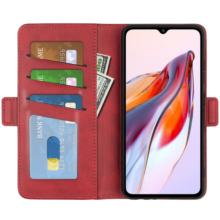 For Xiaomi Redmi 12C Dual-side Magnetic Buckle Horizontal Flip Leather Phone Case(Red) - free shipping - PMC TechLife - Order now!