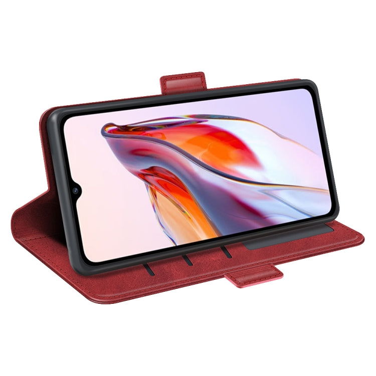 For Xiaomi Redmi 12C Dual-side Magnetic Buckle Horizontal Flip Leather Phone Case(Red) - free shipping - PMC TechLife - Order now!