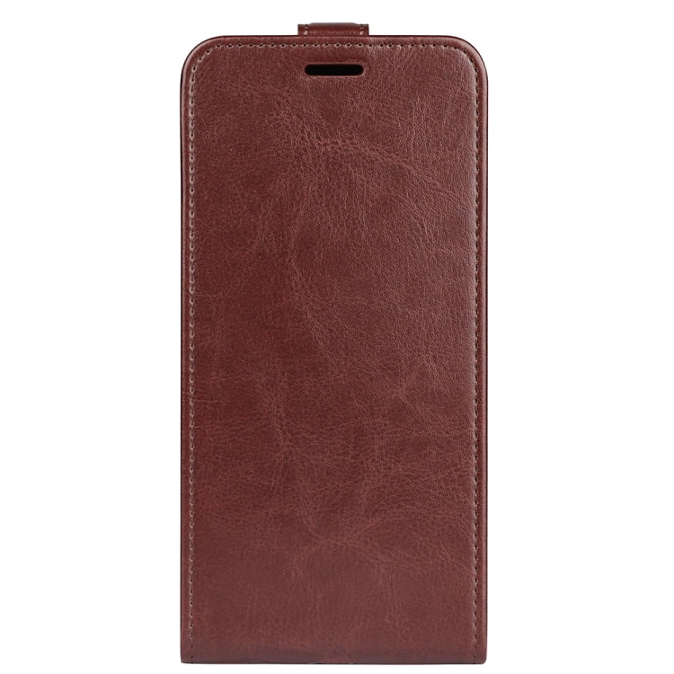 For Xiaomi Redmi Note 12 4G Global R64 Texture Vertical Flip Leather Phone Case(Brown) - free shipping - PMC TechLife - Order now!