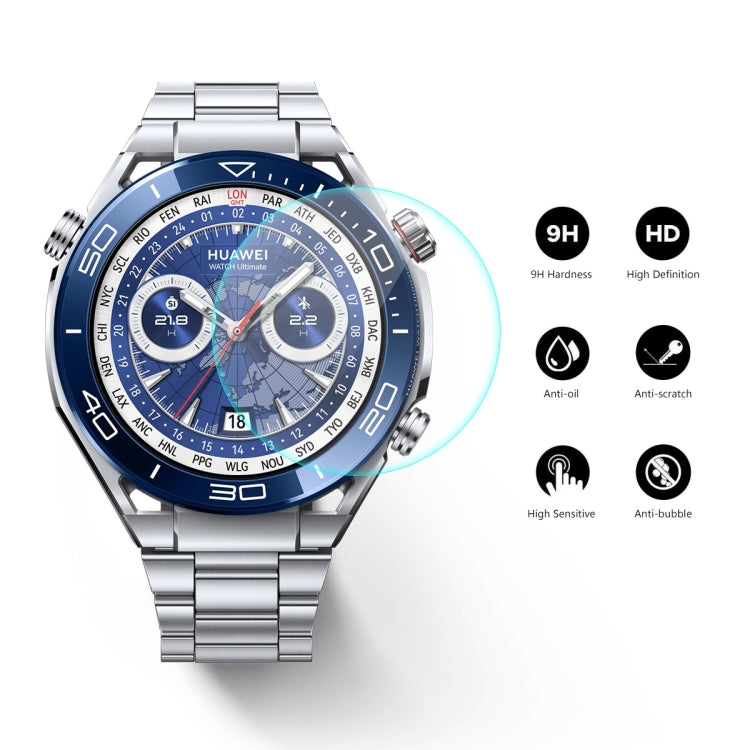 2pcs For Huawei Watch Ultimate ENKAY Hat-Prince 0.2mm 9H Tempered Glass Screen Protector Watch Film -  by ENKAY | Online Shopping South Africa | PMC TechLife