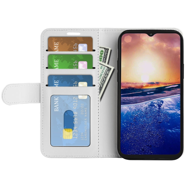 For TCL 40R R64 Texture Horizontal Flip Leather Phone Case(White) - free shipping - PMC TechLife - Order now!