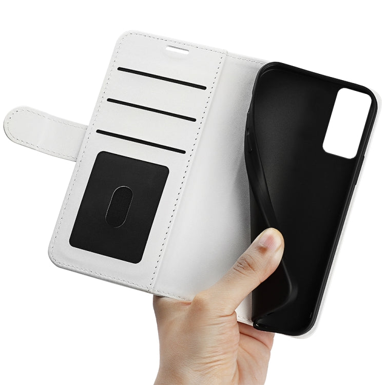 For TCL 40R R64 Texture Horizontal Flip Leather Phone Case(White) - free shipping - PMC TechLife - Order now!