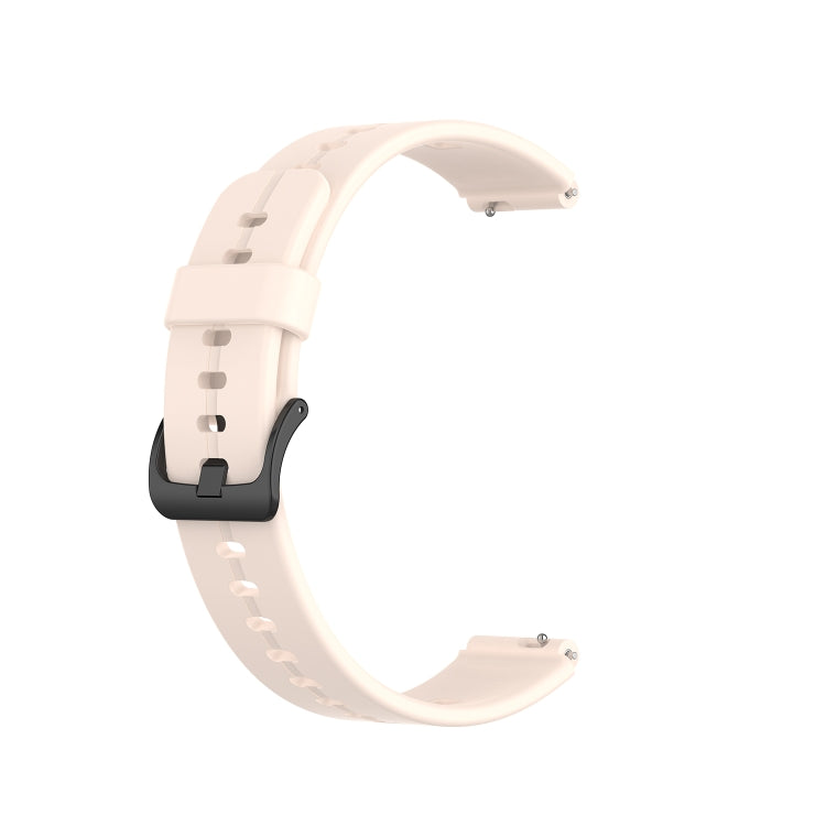 For Huawei Band 3 Solid Color Silicone Watch Band(Pink) - Smart Wear by PMC TechLife | Online Shopping South Africa | PMC TechLife
