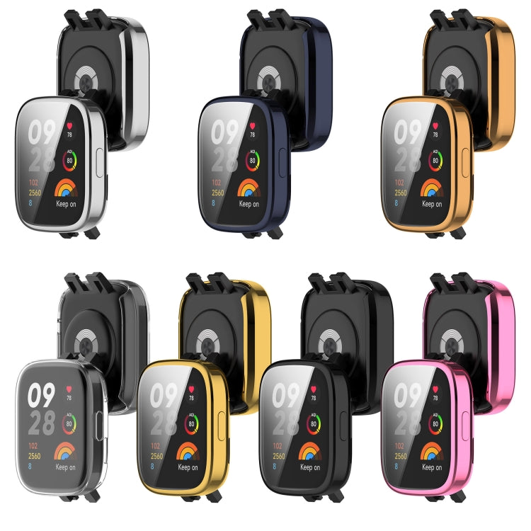 For Redmi Watch 3 TPU Fully Enclosed Watch Protective Case(Midnight Blue) - Smart Wear by PMC TechLife | Online Shopping South Africa | PMC TechLife