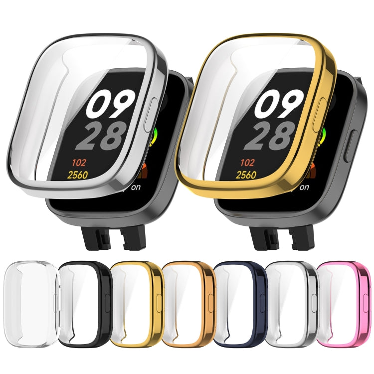 For Redmi Watch 3 Lite TPU Fully Enclosed Watch Protective Case(Midnight Blue) - Smart Wear by PMC TechLife | Online Shopping South Africa | PMC TechLife