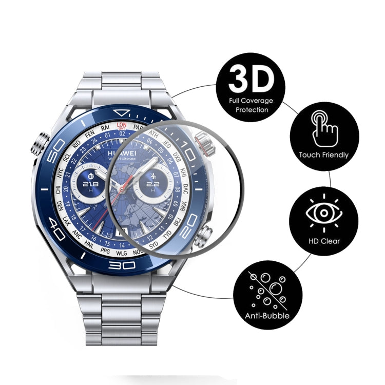 5pcs For Huawei Watch Ultimate ENKAY Hat-Prince 3D Full Coverage Soft PC Edge + PMMA HD Screen Protector Film - Screen Protector by ENKAY | Online Shopping South Africa | PMC TechLife | Buy Now Pay Later Mobicred